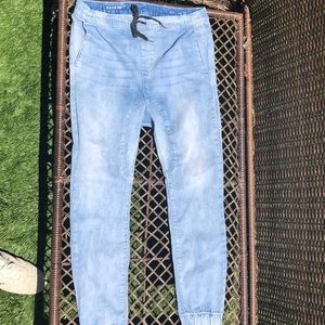 Pacsun Light blue jean joggers